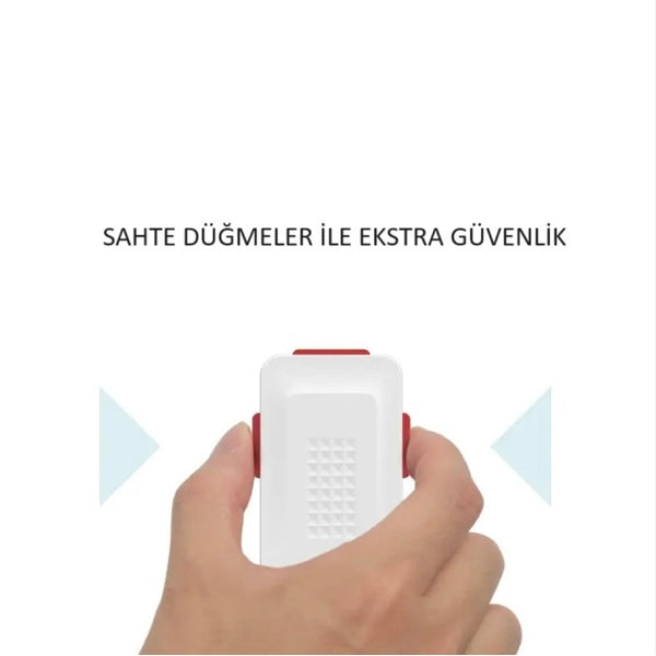Beyaz Playsafe Diamond Extra Dayanaklı Sağ Açılı Dolap Kilidi